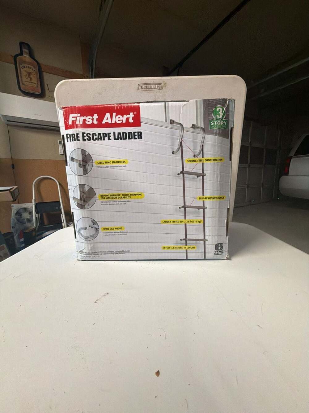 First Alert Fire Escape Ladder 3-Story 24 Foot EL53-2